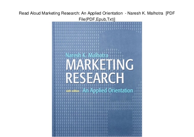 Marketing research definition